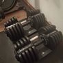 Adjustable Dumbbells 40kg Pair - Like New - Gym Equipment Image 4