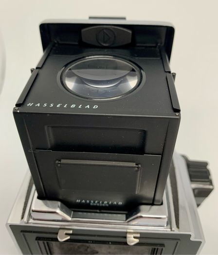 Hasselblad 500 cm vintage medium format film camera and A12 film back