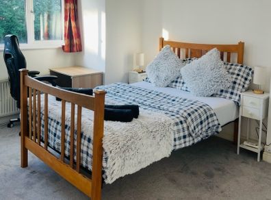 Double Bed With Free Mattress