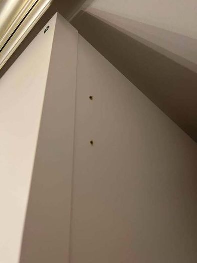 IKEA Kallax Shelving Unit 6 Shelves White with 4 Inserts