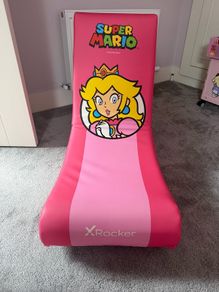 Princess Peach Super Mario Rocker Gaming Chair