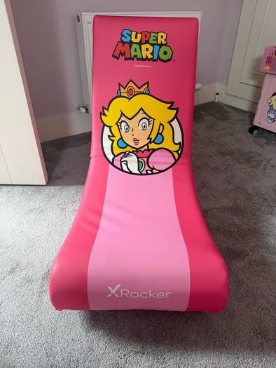 Princess Peach Super Mario Rocker Gaming Chair