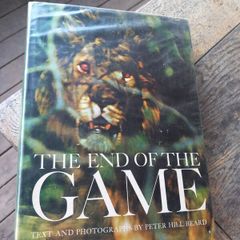 End of the Game by Peter Hill Beard, v rare, hardback book free reg post, D18