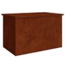 Weathering Steel Garden Storage Cushion Box Image 4