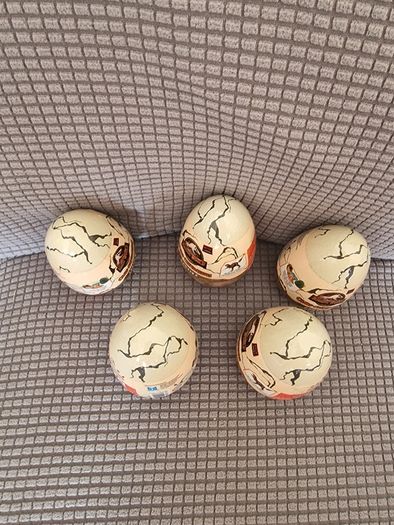 Set of 5 Jurassic World Captivz Slime Eggs - Brand New & Sealed
