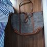 Primark Faux Leather & Material Tote  Bag. Image 3