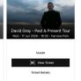 David Gray Front Standing Tickets Image 2
