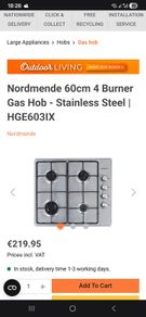 Gas hob