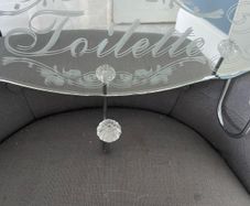 venetian Mirrored robe hanger