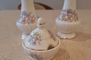 Royal Tara Irish Blossom Salt, Pepper &amp; Mustard pot