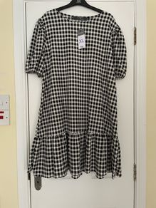 Gingham Tunic Top Brand New 16-18