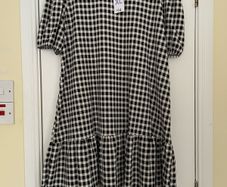 Gingham Tunic Top Brand New 16-18