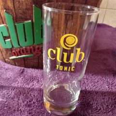 Vintage Club Orange Ice Bucket / Glasses  X 2