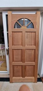 Beautiful Mahogany exterior door (brand new)
