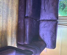 Deep Purple Sofa