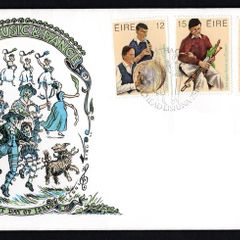 1980 Ireland Irish Music & Dance Commemorative Stamps Hibernian Addressed First Day Cover (FDC)