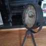 Vintage Industrial Tripod Table Clock Grand Central Terminal New York Image 5