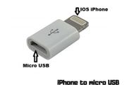 8 Pin iPhone to Micro USB Adapter Data Converterdapter