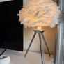 White feather lamp Image 2