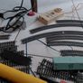 Train Set  vintage Luma set locos track trucks and car etc Image 5