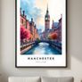 Manchester Wall Art Print, Travel Art Poster Image 4