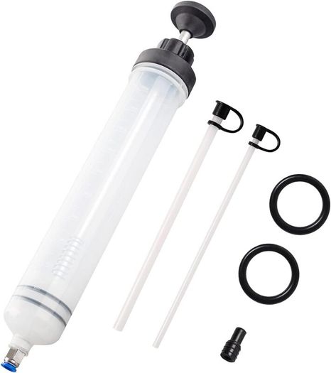 500mL Oil Suction Syringe, Brake Fluid Syringe, Liquid Extractor and Filling Pump, Automobile Fuel, Brake Fluid, Coolant, Transfer Hand Pump Tool