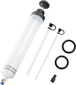 500mL Oil Suction Syringe, Brake Fluid Syringe, Liquid Extractor and Filling Pump, Automobile Fuel, Brake Fluid, Coolant, Transfer Hand Pump Tool