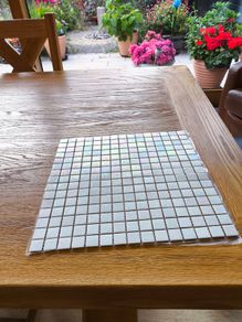 Mosicac tiles, Glass, Mother of Pearl finish