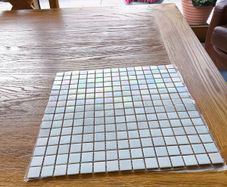 Mosicac tiles, Glass, Mother of Pearl finish