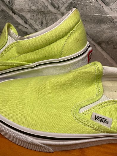 Vans Off The Wall Ladies Like Green Slip-on UK4 EUR36.5