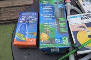 Aquarium filter, air pump and power funnel