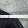 Samuel Windsor Mens Pinstripe Wool Suit 40R W36 Navy Stripe Classic Fit Image 10