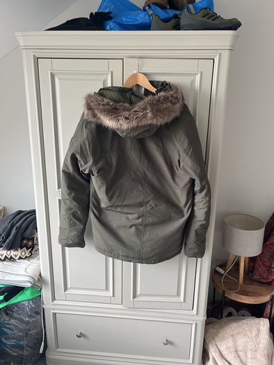Columbia Men's Army Green Parka Jacket Medium