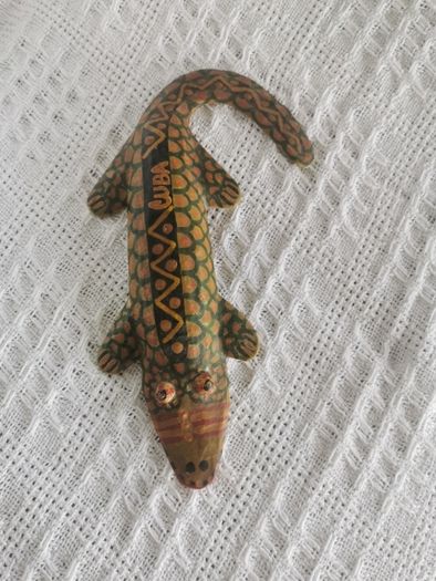 Vintage Cuban crocodile