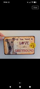 dog sign greyhound