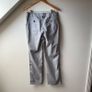 Ted Baker  Pants Striped Cotton Trousers Adjustable Length with Button Details Image 4