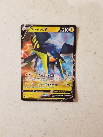 Vikavolt V Pokemon Card