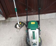qualcast lawnmower and strimmer