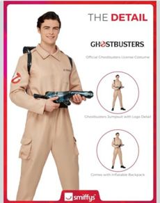 As New Ghostbusters Costume with Accessories
