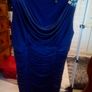 Stunning Dress navy ruched 14 Image 2
