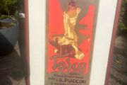 Opera posters in frames