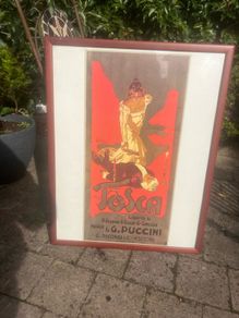 Opera posters in frames