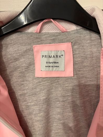 Girls Baby Pink Shower Proof Coat (12-13yrs)