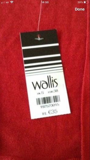 Ladies BNWT Wallis cardigan size S