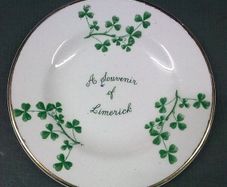 A Souvenir of Limerick Ireland Irish Arklow Pottery