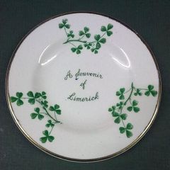 A Souvenir of Limerick Ireland Irish Arklow Pottery