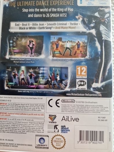 Michael Jackson The experience Nintendo Wii Games Original
