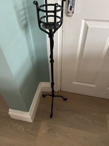 wrought iron candle holder