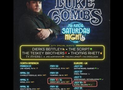 Luke Combs in Slane