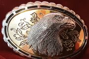 Eagle head belt buckle